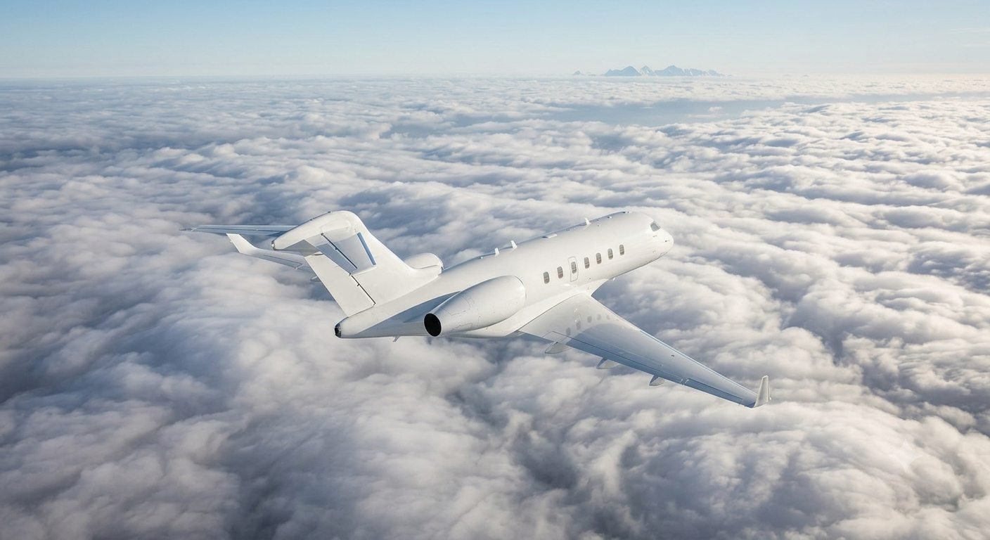The Soar Atlantic in flight above the clouds